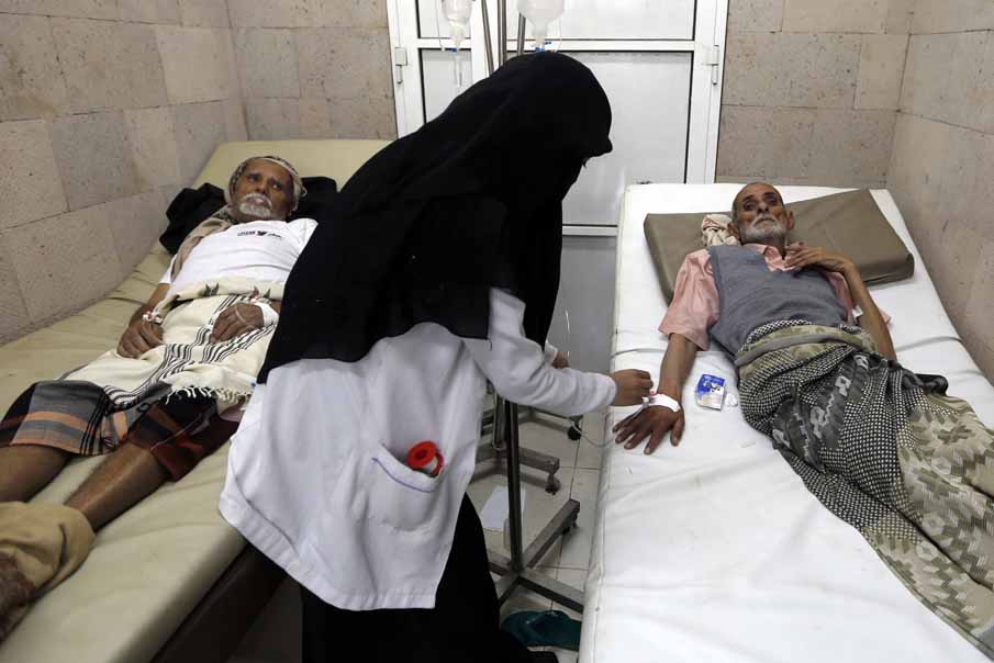 YEMEN-CONFLICT-HEALTH-CHOLERA
